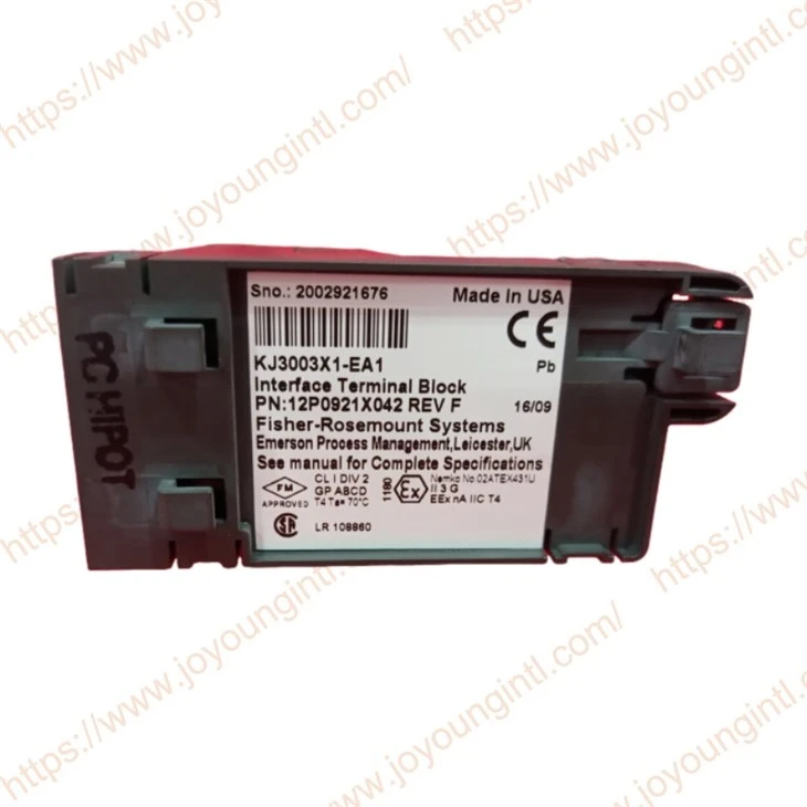 EMERSON KJ3003X1-EA1 12P0921X042 Interface Terminal Block