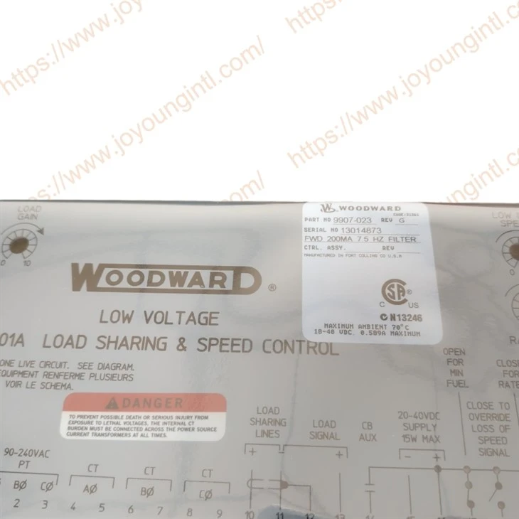 WOODWARD 9907-023 2301A Load Sharing & Speed ​​Control
